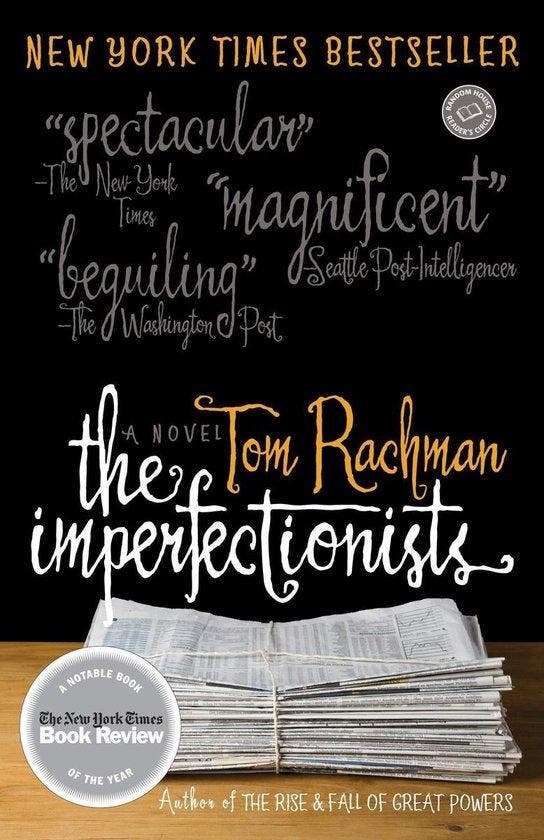 The Imperfectionists 9780385343671 Tom Rachman, Livres, Langue | Anglais, Envoi