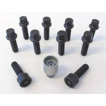 H&R Wielboutenset bolkonisch R14 M14x1.50 - Lengte 55mm - Zw, Auto-onderdelen, Ophanging en Onderstel, Verzenden, Nieuw