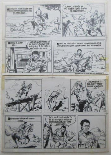 Bessy 85 - Originele pagina (p.14) - De drie vlechten - 1, Boeken, Nieuw