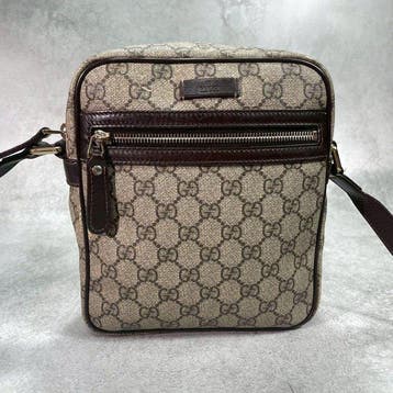 Gucci - GG Pattern Gold Hardware - Sac à bandoulière