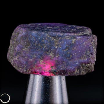 Natuurlijke zeldzame Padparadscha-saffier – Ruwe kristal met