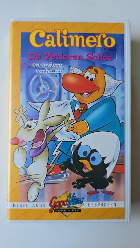 CALIMERO DE VERLOREN SCHAT EN ANDERE VERHALEN (VHS), Cd's en Dvd's, VHS | Film, Gebruikt