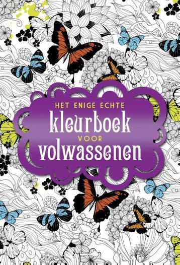 Het enige echte kleurboek voor volwassenen (Goed), Boeken, Verzenden, Nieuw