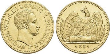 Goud-friedrichsdor 1831 A Brandenburg-Preussen Pruisen Fr..., Verzenden