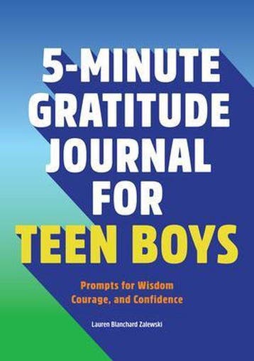 5-Minute Gratitude Journal for Teen Boys 9781638780731, Verzenden, Gelezen, Lauren Blanchard Zalewski