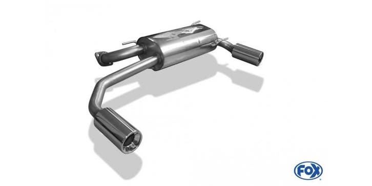 FOX Mazda MX5 type NA einddemper uitgang rechts/links - 1x90, Autos : Pièces & Accessoires, Systèmes d'échappement, Envoi