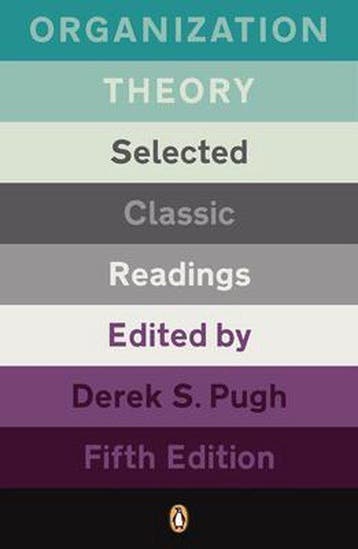 Organization Theory 9780141032702 Derek S Pugh, Verzenden, Derek S Pugh