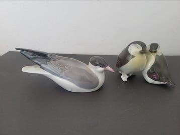DDR couronné - Figurine - oiseaux - Porcelaine
