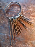 Antique French skeleton keys - Sleutel - Skeletsleutels