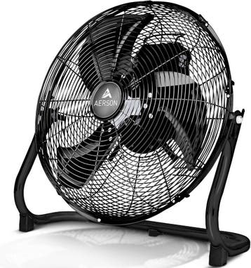 Vloerventilator - 30 cm - Industriele ventilator - Zwart - A, Verzenden, Nieuw