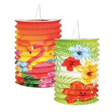 Hawaii Lampionnen 16cm 2st, Verzenden, Nieuw