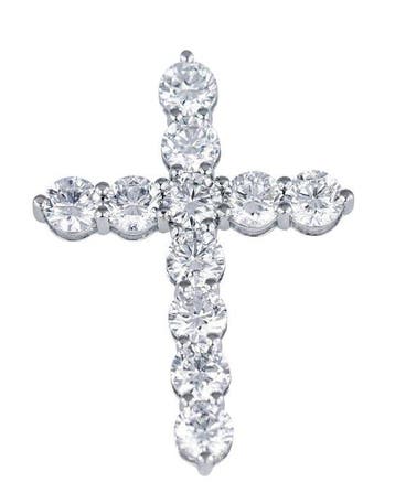 Zonder minimumprijs - Hanger - 14 karaat Witgoud - 2.66ct.