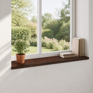 vidaXL Raamprofielen 2 st Donkerbruin 120 x 40 x 2 cm, Verzenden, Nieuw