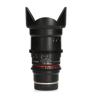 Samyang 35mm T1.5 AS UMC II - Sony FE - 1 jaar garantie, Ophalen of Verzenden, Comme neuf