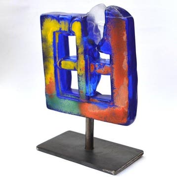 Kosta Boda - Kjell Engman - Sculpture, Rammer - 21.5 cm -, Antiquités & Art