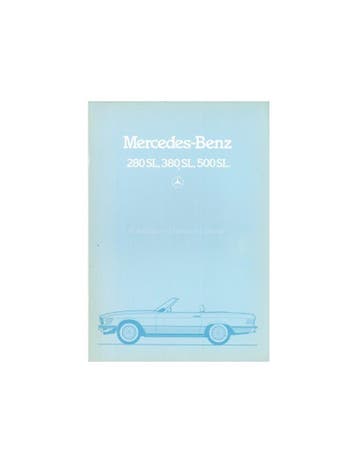 1982 MERCEDES BENZ SL BROCHURE NEDERLANDS, Ophalen of Verzenden, Nieuw