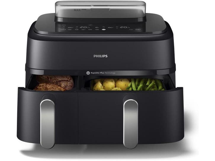 Philips 5000 Series NA551/00 - Dual Basket Airfryer -, Electroménager, Friteuses à air, Envoi
