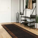 vidaXL Tapijt Runner MARSA Zwart 80 x 450 cm Polyester en, Verzenden