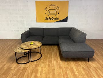 SofaCycle - Donkergrijze L-vormige zetel in nieuwstaat, Ophalen of Verzenden, Nieuw
