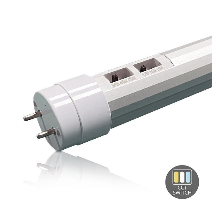 Luxar LED TL-Buis T8 120cm 12W-18W 3000K-6000K CCT-Switch, Huis en Inrichting, Lampen | Losse lampen, Nieuw, Overige fittingen
