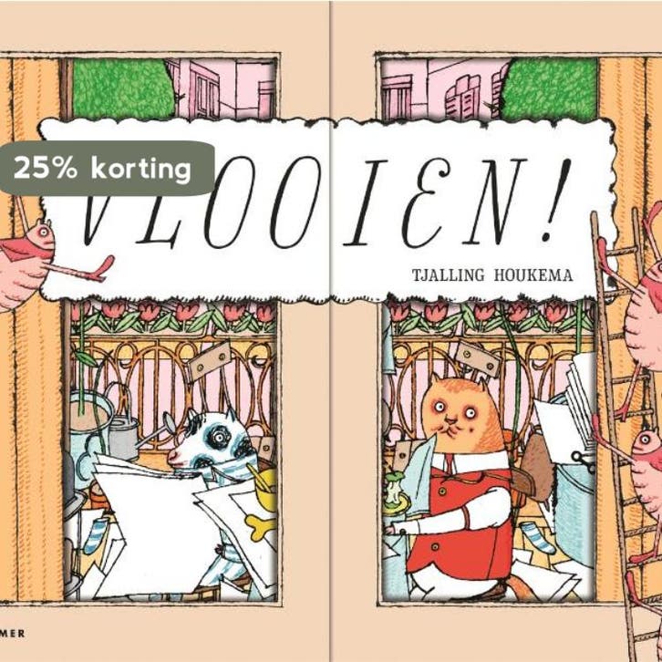 Vlooien! 9789025750091 Tjalling Houkema, Boeken, Kinderboeken | Kleuters, Gelezen, Verzenden