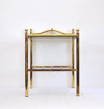 Tafel - Messing, Glas, Nieuw