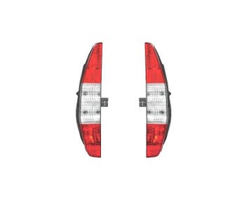 Feux Arrière Pour Fiat Doblo 01-05 Blanc Rouge, Verzenden