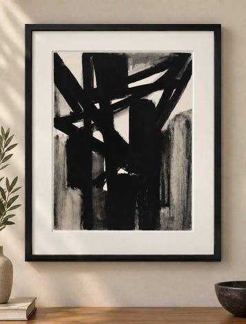 Pierre Soulages (1919-2022) - Composition abstraite