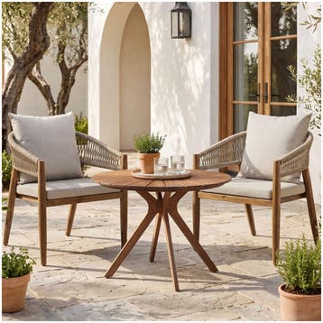 Tuinset bestaande uit een tafel en 2 stoelen, Verzenden, Nieuw