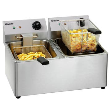 Friteuse | SNACK IV | Elektrisch | 8+8L | 50°C/190°C |, Verzenden, Nieuw in verpakking