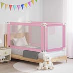 vidaXL Bedhekje peuter 150x25 cm stof roze, Verzenden