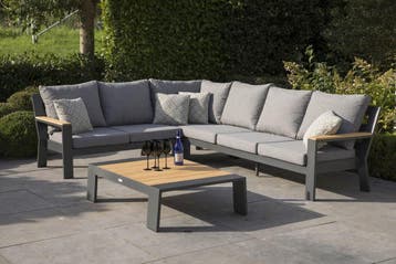 Exotan Valerie hoekbank antraciet links SALE |, Tuin en Terras, Tuinsets en Loungesets, Nieuw