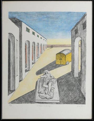 Giorgio De Chirico (1888-1978) - LEnigma del Pomeriggio