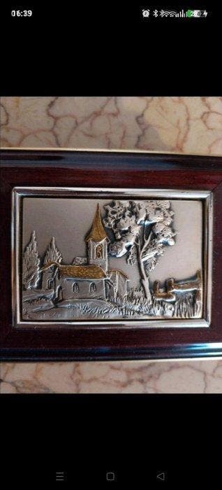 Sieradendoos - Zilver, Hout - Ondertekend door MAGI, Antiek en Kunst, Antiek | Zilver en Goud