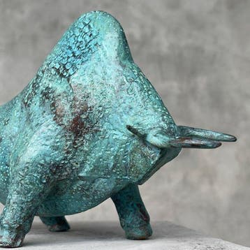 sculptuur, NO RESERVE PRICE - Sculpture of a Striking