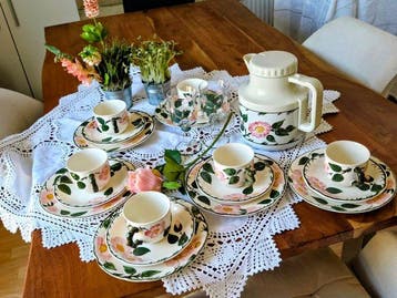 Villeroy & Boch - Wildrose – 21-teiliges Kaffeeservice mit
