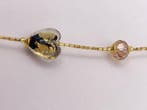 24 karaat - Murano-glas, Geel goud - Halsketting - 24 kt, Antiek en Kunst