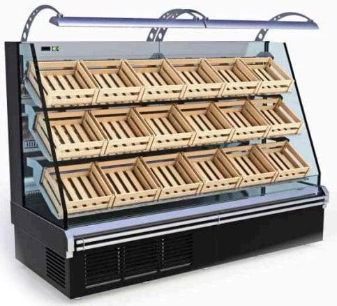 Wandkoeling | +2°C/+8°C | Geforceerd | 4 Schappen |, Articles professionnels, Horeca | Équipement de cuisine, Envoi