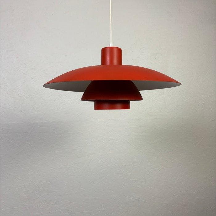 Poul Henningsen - Plafondlamp - PH 4/3 - Aluminium, Antiquités & Art, Antiquités | Éclairage