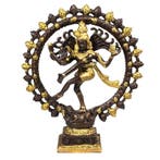 Beeld Shiva Nataraj Groot - Messing, Sport en Fitness, Gezondheidsproducten en Wellness, Ophalen of Verzenden, Nieuw