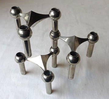 Nagel - Werner Stoff - Chandelier S22 (3) - Chrome
