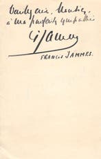 Francis Jammes (1868/1938) - L.A.S à léditeur Larousse au, Nieuw