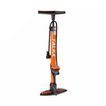 Fietspomp ORANGE met manometer, aluminium huis. Passend op, Fietsen en Brommers, Verzenden, Nieuw