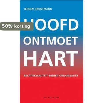 Hoofd ontmoet hart 9789027480231 J. Drontmann, Verzenden, Zo goed als nieuw, J. Drontmann
