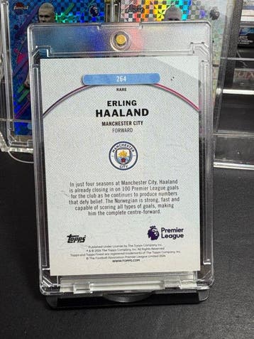 2025/26 Topps Finest P/L Erling Haaland /75 Numbered, Nieuw