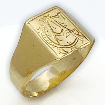 Ring - 18 karaat Geel goud, Handtassen en Accessoires, Ringen, Nieuw