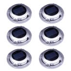 Buitenverlichting zonne-energie Set 6 stuks Solar Decklight, Verzenden, Nieuw