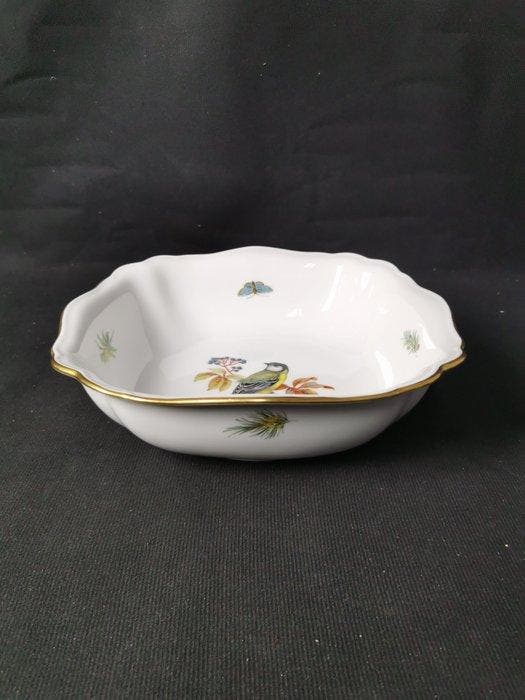 Meissen - Uccelli e farfalla - insalatiera - D.24cm - 1.Wahl, Antiek en Kunst, Antiek | Meubels | Tafels