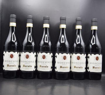 2016 Moscone, - Barolo DOCG - 6 Flessen (0.75 liter), Nieuw