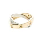 Cartier - Ring - 18 karaat Witgoud, roze goud, Nieuw
